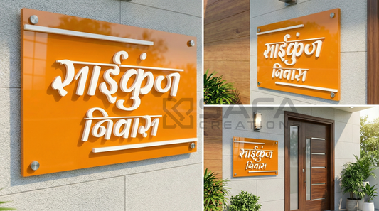 Custome Acrylic Name Plate