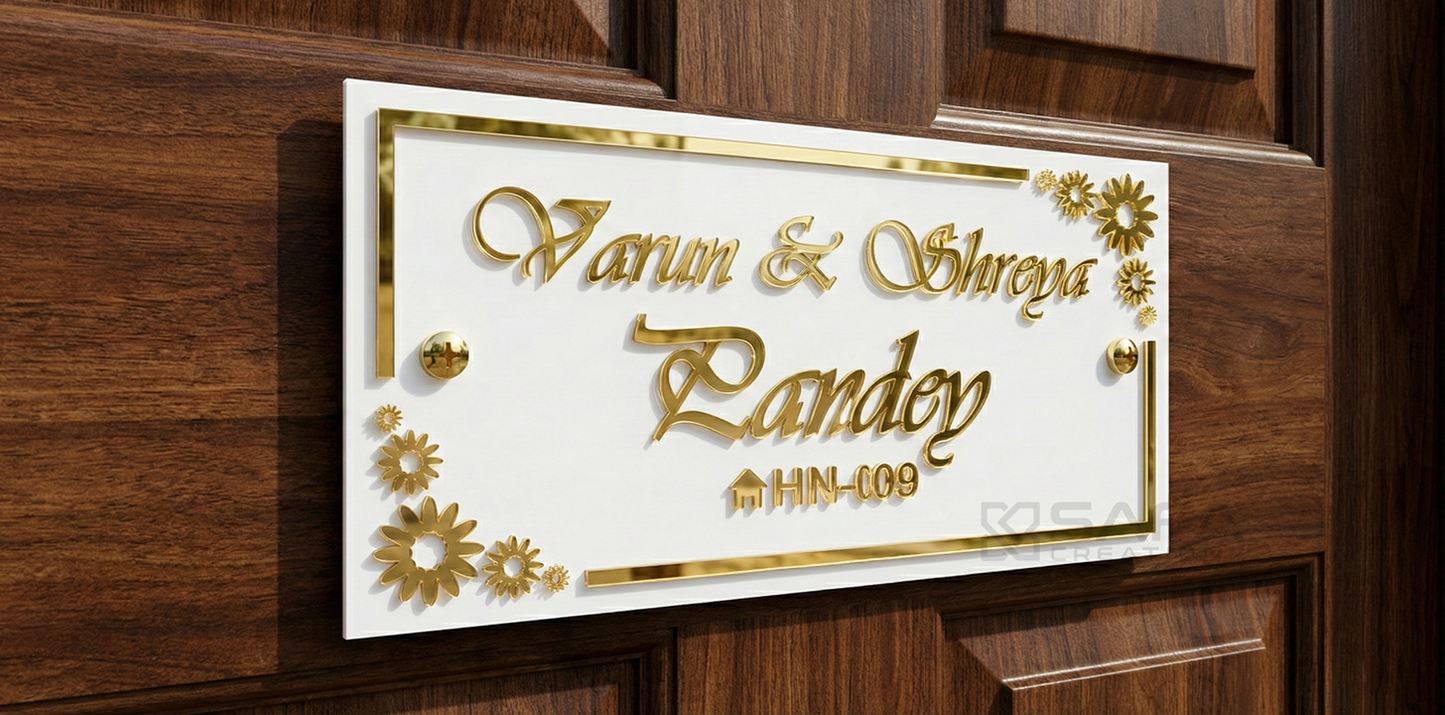 Custome Acrylic Name Plate