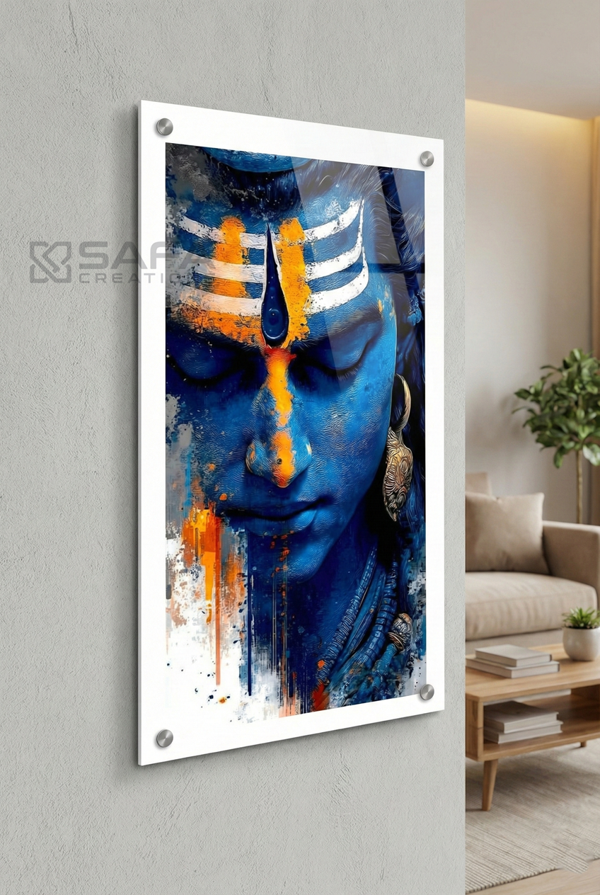 God Shiva UV Printing Art - Wall Decor