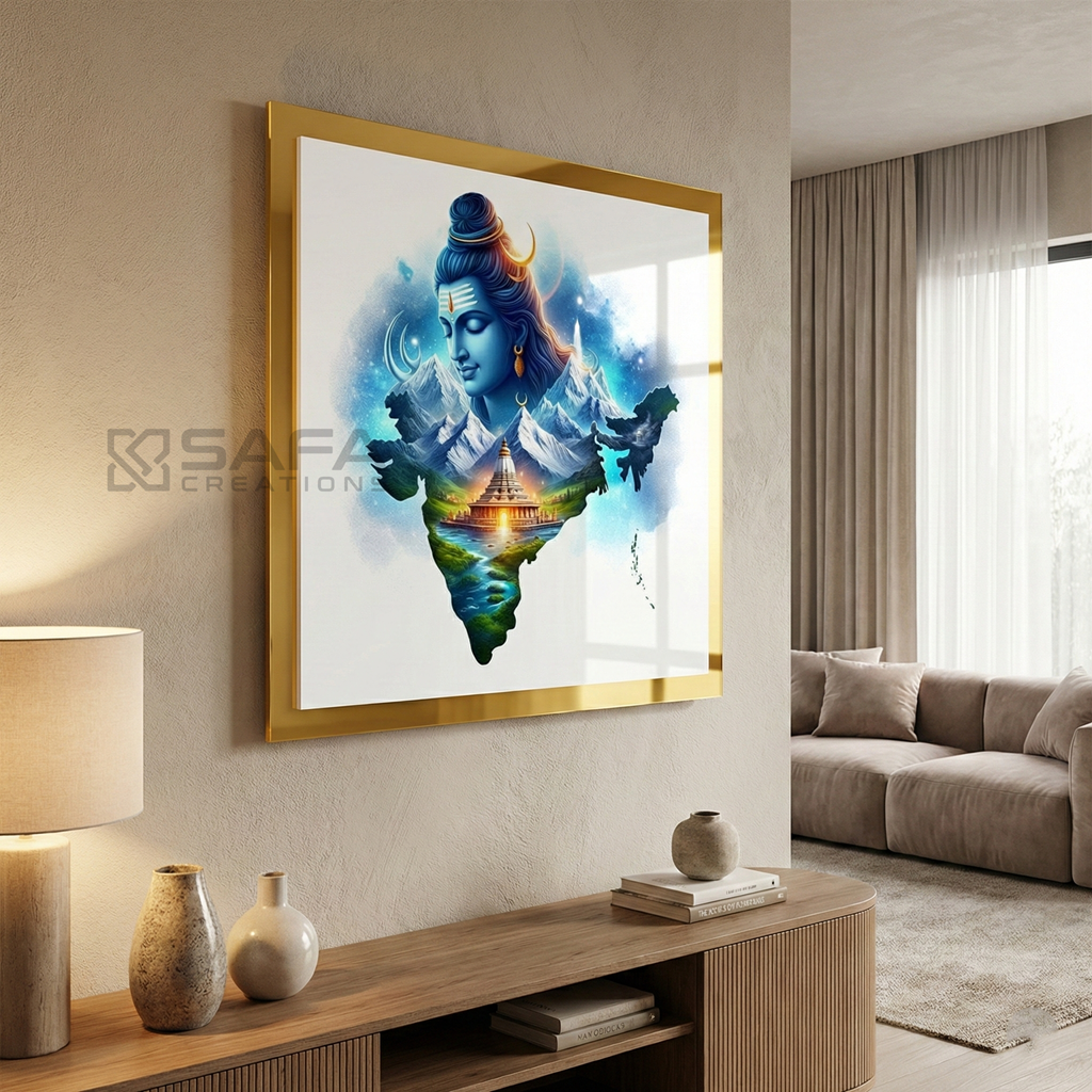 Lord Shiva Acrylic UV Print Art