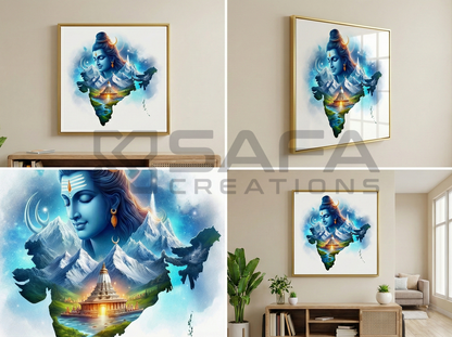 Lord Shiva Acrylic UV Print Art