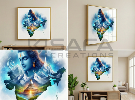 Lord Shiva Acrylic UV Print Art